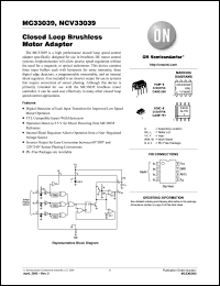 Click here to download NCV33039DR2 Datasheet