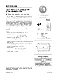 Click here to download 74VCXH245MNR2G Datasheet
