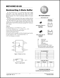 Click here to download M74VHC1G125DTT1G Datasheet