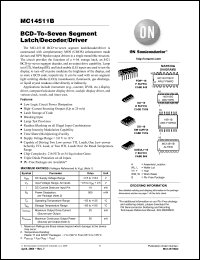 Click here to download MC14511BDWR2G Datasheet