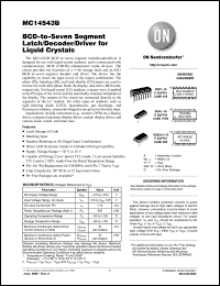 Click here to download MC14543BDR2G Datasheet