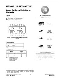 Click here to download MC74AC125DTR2G Datasheet