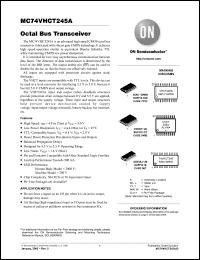 Click here to download MC74VHCT245ADTRG Datasheet