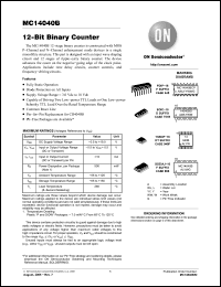 Click here to download MC14040BDTR2G Datasheet
