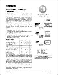 Click here to download MC14526BDWR2G Datasheet
