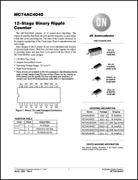 Click here to download MC74AC4040MELG Datasheet