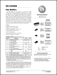 Click here to download MC14049UBCPG Datasheet