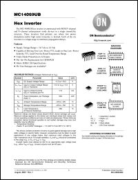 Click here to download MC14069UBCPG Datasheet