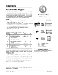 Click here to download MC14106BDTR2G Datasheet