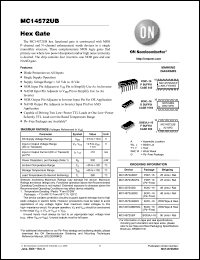 Click here to download MC14572UBDR2G Datasheet