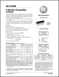 Click here to download MC14598BCP Datasheet