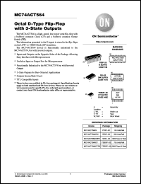 Click here to download MC74ACT564DWR2G Datasheet