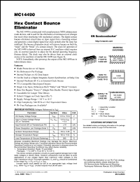Click here to download MC14490PG Datasheet