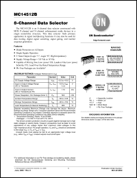 Click here to download MC14512BDR2G Datasheet