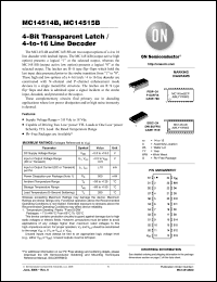 Click here to download MC14515BDWR2G Datasheet