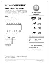 Click here to download MC74AC157DTR2G Datasheet