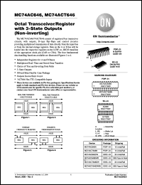 Click here to download MC74AC646DWG Datasheet