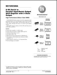 Click here to download MC74HC589ANG Datasheet