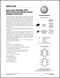 Click here to download NCP1215ASNT1G Datasheet