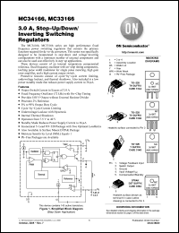 Click here to download MC34166D2TG Datasheet