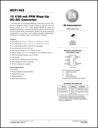 Click here to download NCP1403SNT1G Datasheet