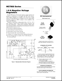 Click here to download MC7905CD2TG Datasheet