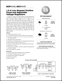 Click here to download NCV1117DT18RK Datasheet