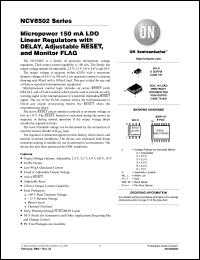 Click here to download NCV8502PDW33G Datasheet