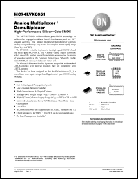 Click here to download MC74LVX8051DR2G Datasheet