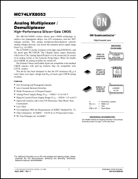 Click here to download MC74LVX8053DR2G Datasheet
