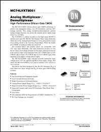 Click here to download MC74LVXT8051DR2G Datasheet