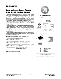 Click here to download NLAS44599MNR2G Datasheet