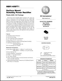 Click here to download MBR140SFT1G Datasheet