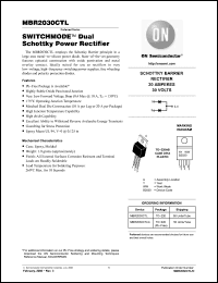 Click here to download MBR2030CTLG Datasheet