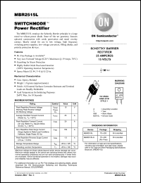 Click here to download MBR2515 Datasheet