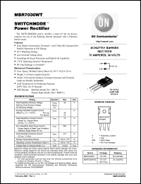 Click here to download MBR7030WTG Datasheet
