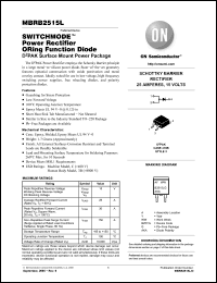 Click here to download MBRB2515LG Datasheet