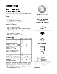Click here to download MBRB3030CTG Datasheet