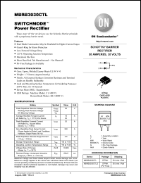 Click here to download MBRB3030CTL Datasheet