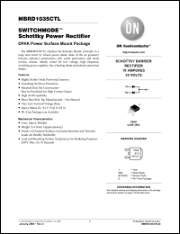 Click here to download MBRD1035CTLT4G Datasheet