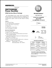Click here to download MBRD835 Datasheet