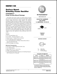 Click here to download MBRM110ET3G Datasheet