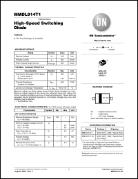 Click here to download MMDL914T1G Datasheet