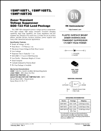 Click here to download 1SMF16BT1 Datasheet