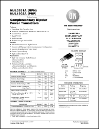 Click here to download MJL3281AG Datasheet