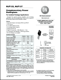 Click here to download MJF122G Datasheet