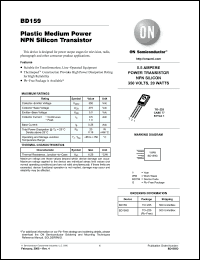 Click here to download BD159G Datasheet