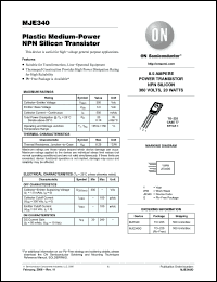 Click here to download MJE340G Datasheet