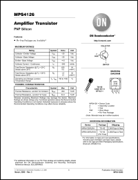 Click here to download MPS4126RLRAG Datasheet