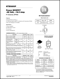 Click here to download NTB5605PT4G Datasheet